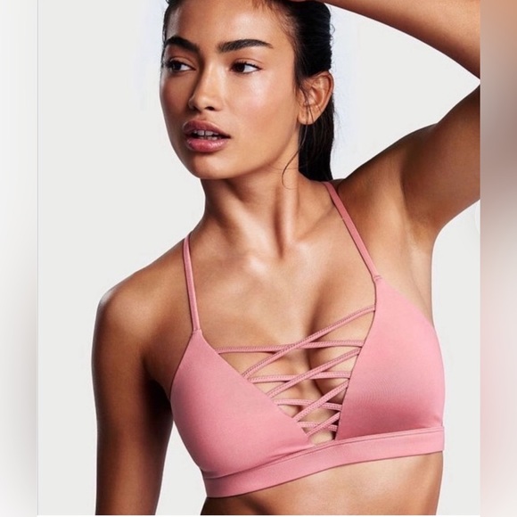 Victoria's Secret Other - Victoria’s Secret Sport Women's Strappy Gray Sports Bra M